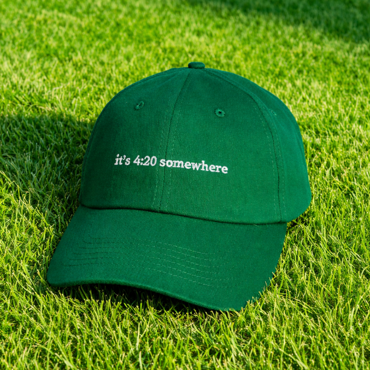 Mũ thêu “It’s 4:20 Somewhere”